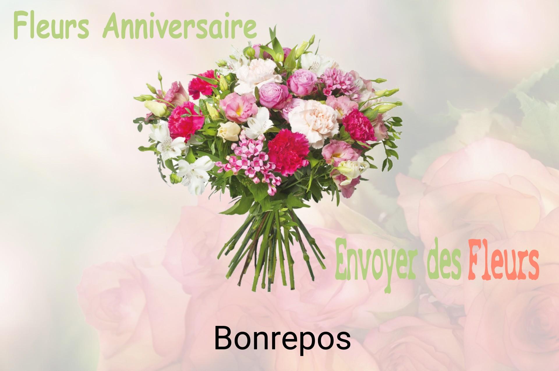 Bouquet de fleurs d’anniversaire livré à Bonrepos