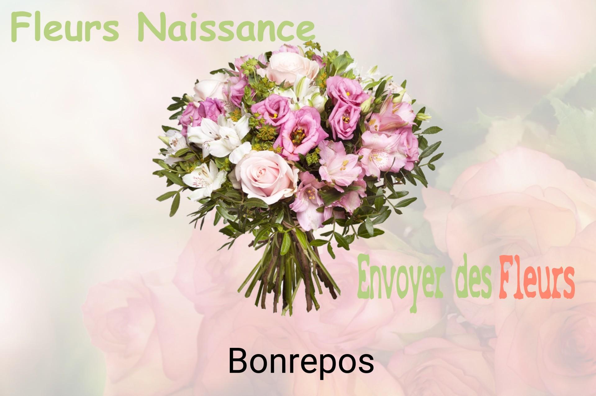 Bouquet de fleurs de naissance livré à Bonrepos